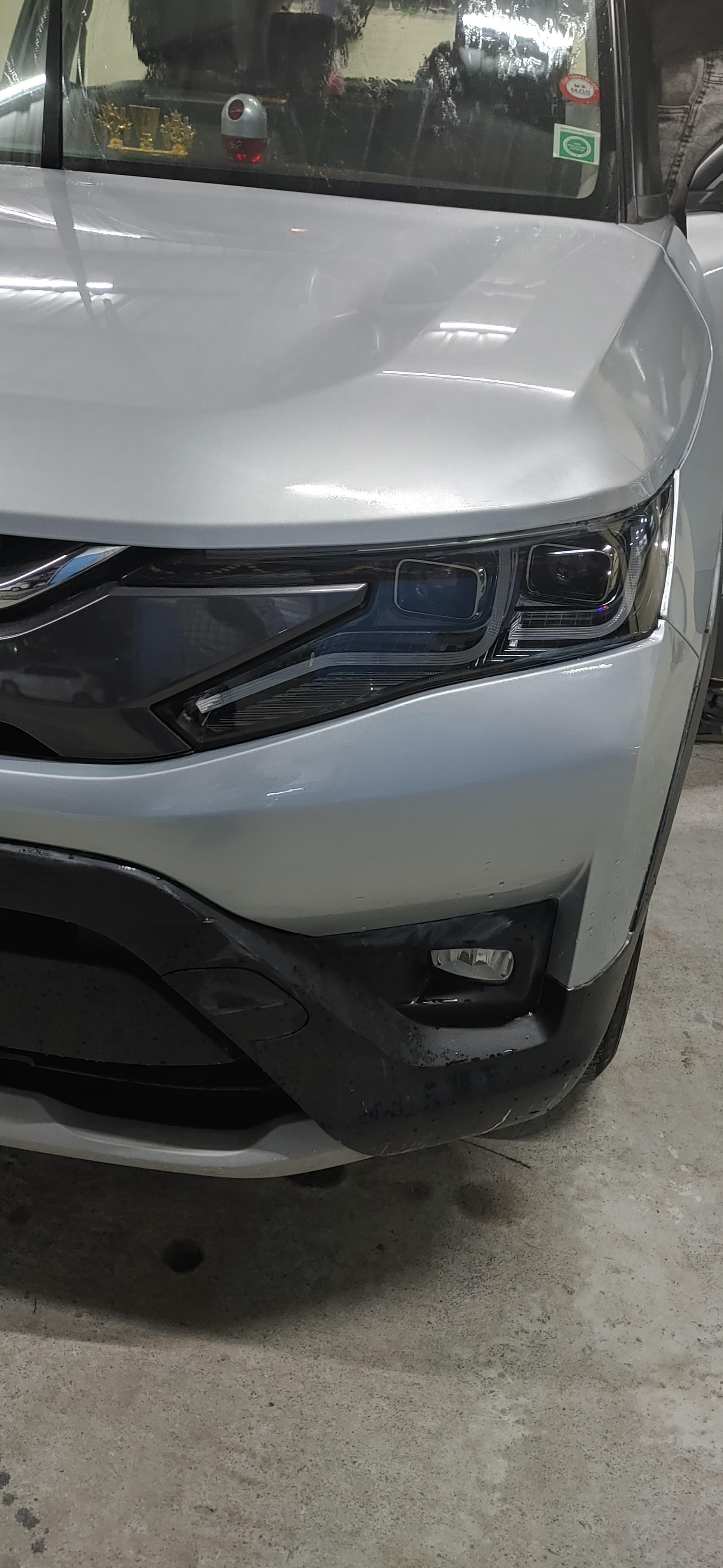 After dent repair